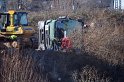 LKW umgestuerzt Kieswerk Harry Kloepferstr Im Feldrain P01